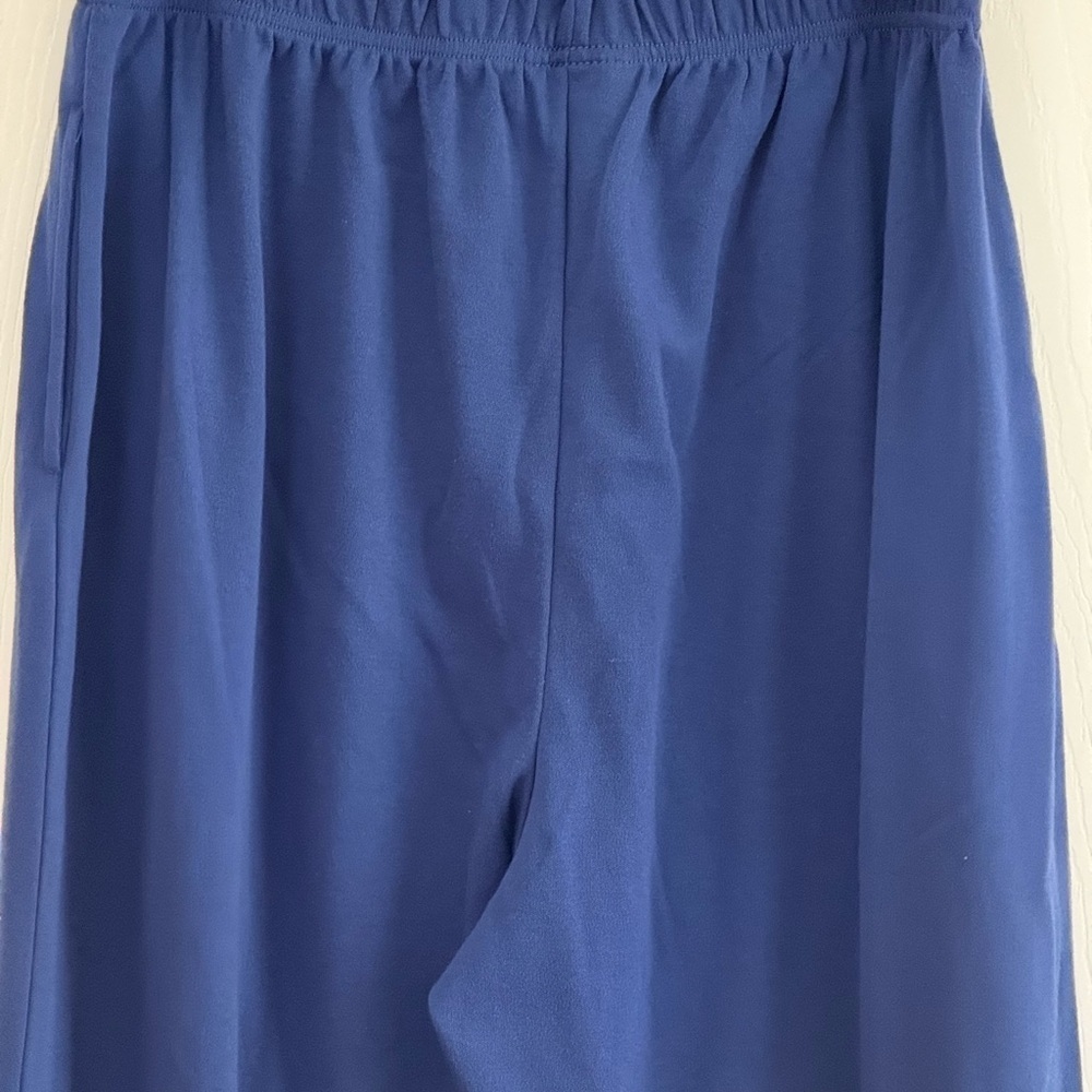 Navy Blue Knit Pants size L Tall - Picture 7 of 11